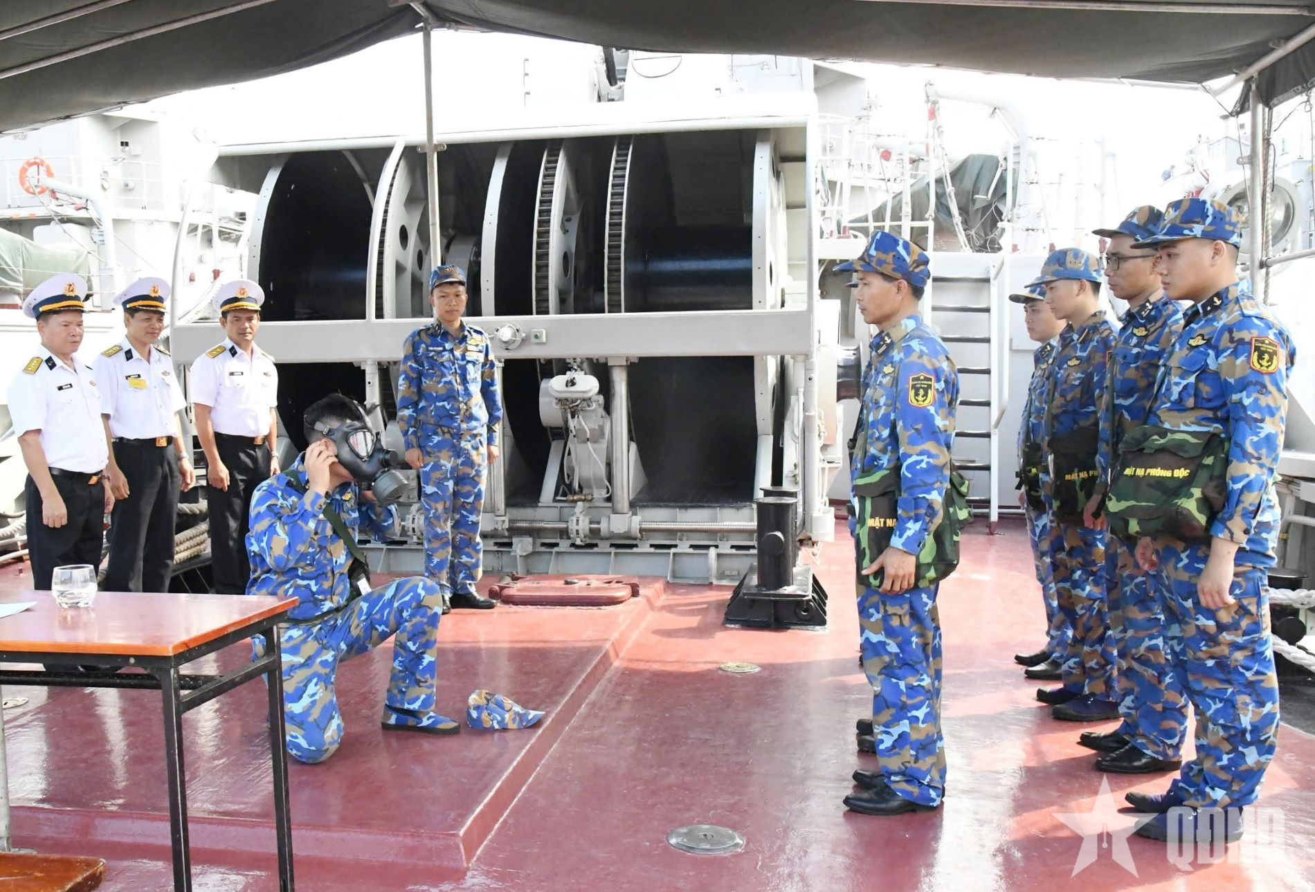 Quân chủng Hải quân kiểm tra tháng đầu huấn luyện tại Vùng 3 Hải quân